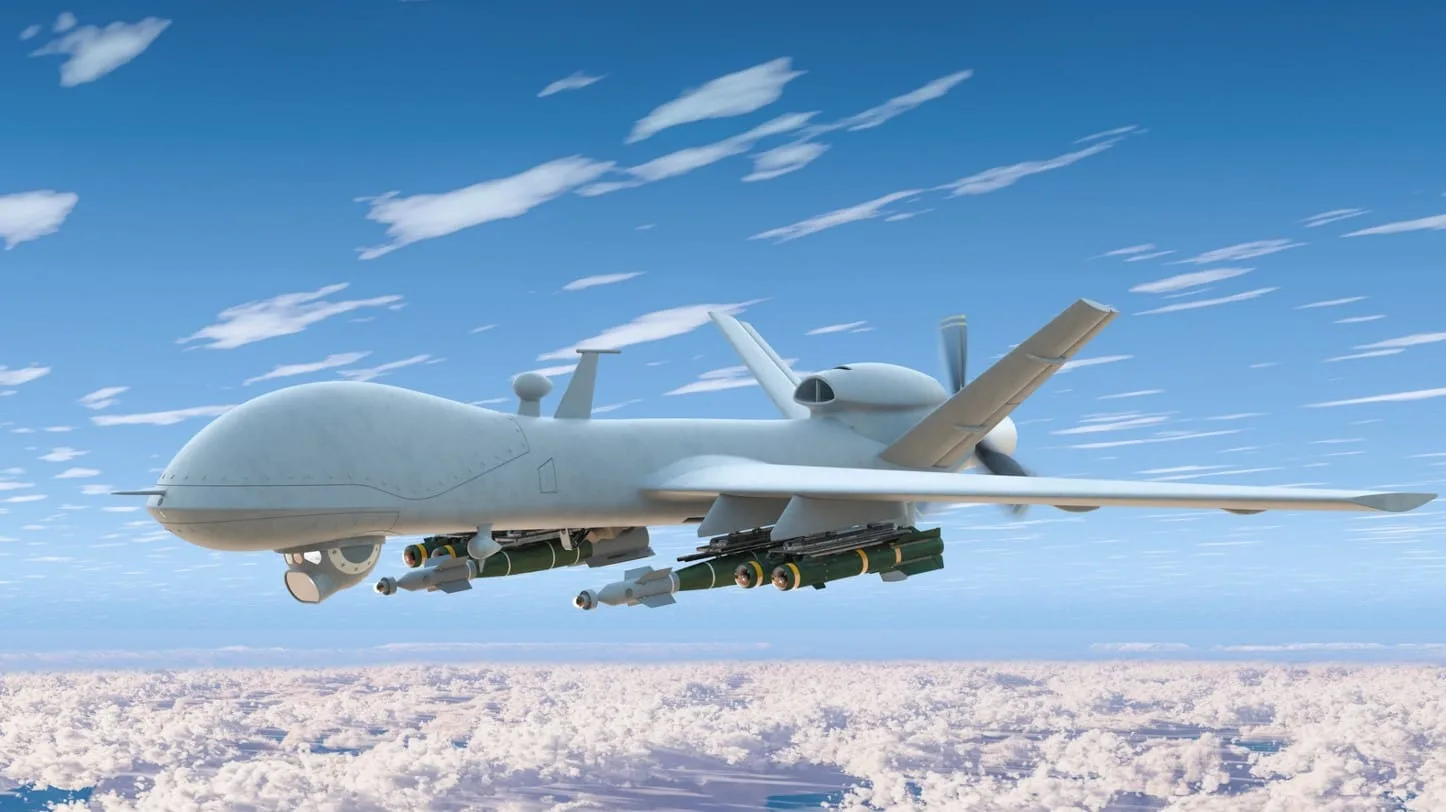 High-end drone platform illustrating future capabilities